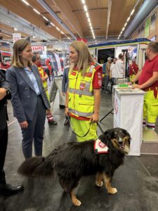 Rettermesse Wels Stand - Rettungshund