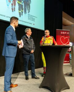 Rettermesse Wels Stand Eröffnung