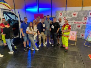 Rettermesse Wels Stand Personengruppe